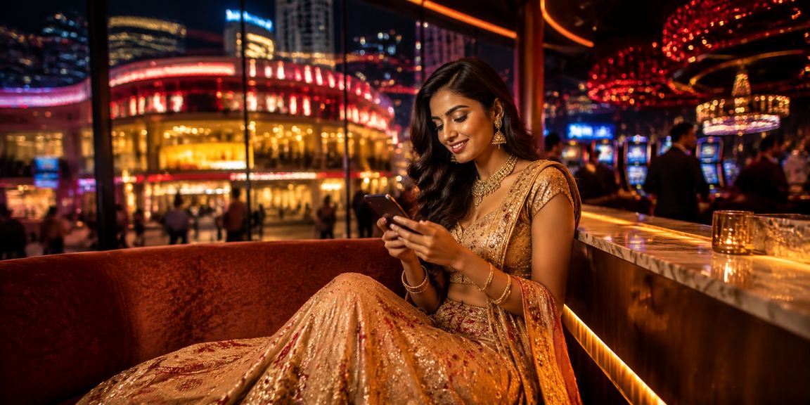 Players enjoying live casino on mobile in Delhi